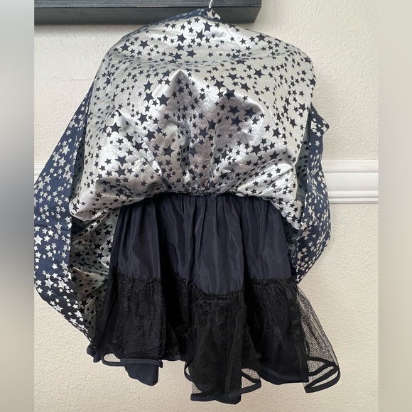 Pippa & Julie dress, Navy and Silver Stars - Picture 3 of 3